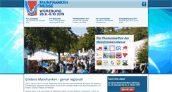 Desktop Screenshot of mainfranken-messe.de