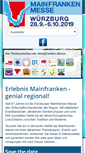 Mobile Screenshot of mainfranken-messe.de